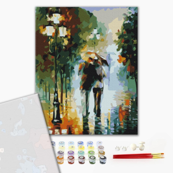 Картина по номерам Преміум картини - В обіймах осені