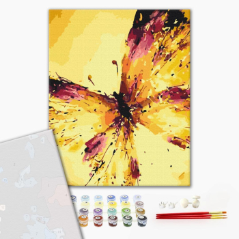 Картина по номерам Преміум картини - Політ метелика