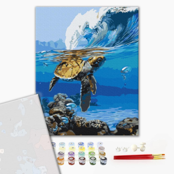Картина по номерам Преміум картини - В очікуванні серфера