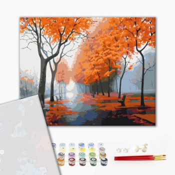Картина по номерам Преміум картини - Осіннє поєднання