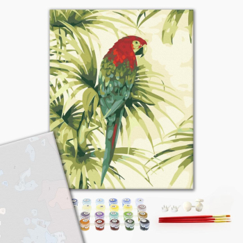 Картина по номерам Преміум картини - Перната екзотика