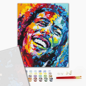 Картина по номерам Преміум картини - Веселковий Марлі