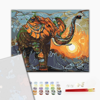 Картина по номерам Преміум картини - Сонце в зеніті