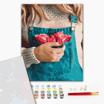 Картина по номерам Преміум картини - Кишенька для ніжності