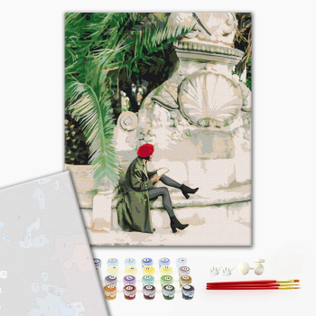 Картина по номерам Преміум картини - Паризький шик на вулицях Балі