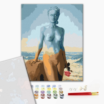 Картина по номерам Преміум картини - Красивий корабель. Рене Магрітт