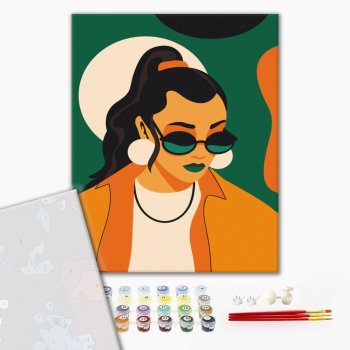 Картина по номерам Преміум картини - Триптих Весняний стиль 3