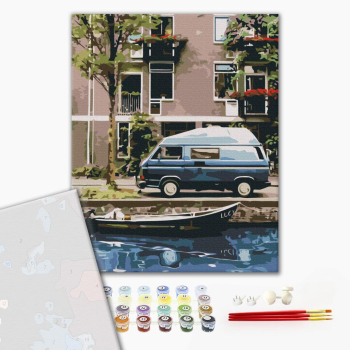 Картина по номерам Преміум картини - Фургон мандрівника