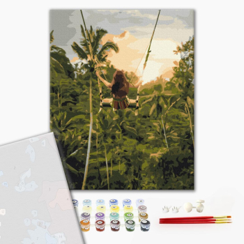 Картина по номерам Преміум картини - Повітряні джунглі