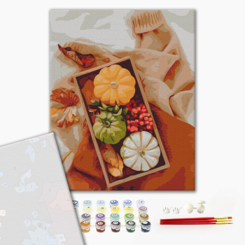 Картина по номерам Преміум картини - Осінній дарунок