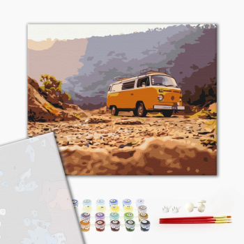 Картина по номерам Преміум картини - Мандрівка хіппі