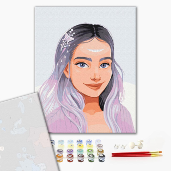 Картина по номерам Преміум картини - Фіолет Арт