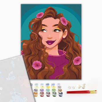 Картина по номерам Преміум картини - Непокірна принцеса