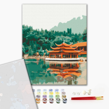 Картина по номерам Преміум картини - Східний спокій