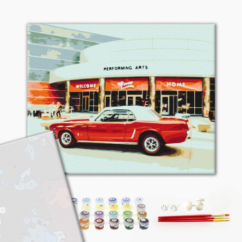 Картина по номерам Преміум картини - Ретро на вулицях міста