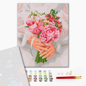 Картина по номерам Преміум картини - Особливий букет