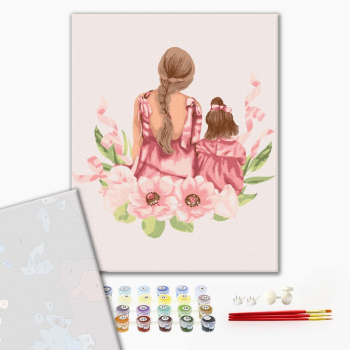 Картина по номерам Преміум картини - Матусина донечка