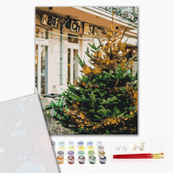 Картина по номерам Преміум картини - Передноворічна красуня