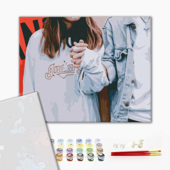 Картина по номерам Преміум картини - Закохані друзі