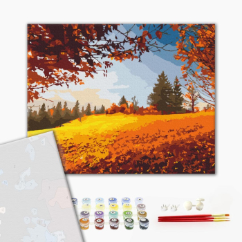 Картина по номерам Преміум картини - Осінній ліс