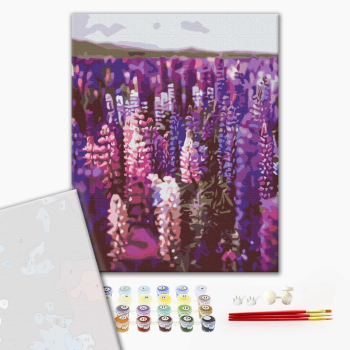 Картина по номерам Преміум картини - Лаванда