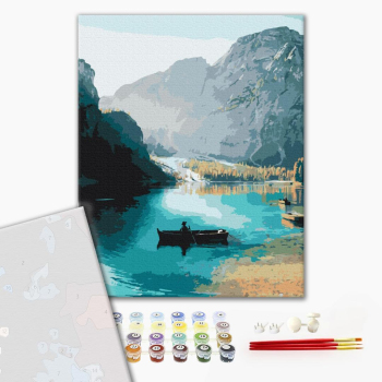 Картина по номерам Преміум картини - Прогулянка у човні