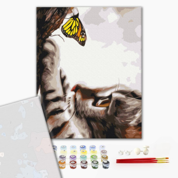 Картина по номерам Преміум картини - В пошуках друга