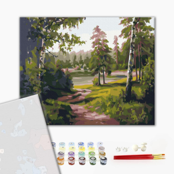 Картина по номерам Преміум картини - Березова долина