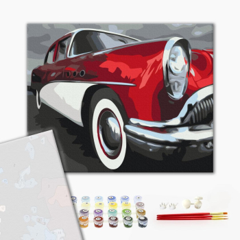 Картина по номерам Преміум картини - Ретро швидкість