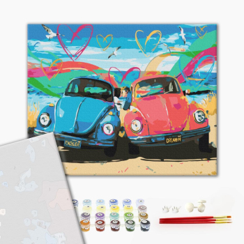 Картина по номерам Преміум картини - Любов в дорозі