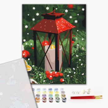 Картина по номерам Преміум картини - Світло новорічної ночі