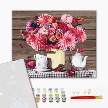 Картина по номерам Преміум картини - Заміський натюрморт