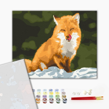 Картина по номерам Преміум картини - Лисичка-сестричка