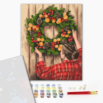 Картина по номерам Преміум картини - Святковий декор © Mykhailyshyna Daria