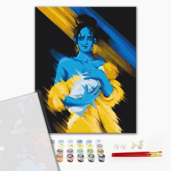 Картина по номерам Преміум картини - Майбутнє в руках ©Поліна Скурихіна