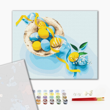 Картина по номерам Преміум картини - Український Великдень