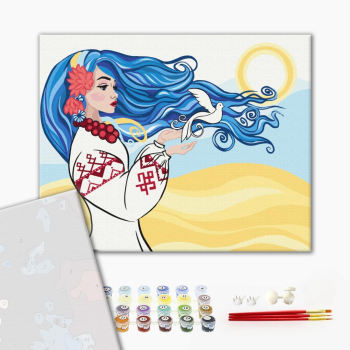 Картина по номерам Преміум картини - Окрилені свободою © Ольга Бочулинська