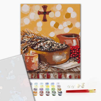 Картина по номерам Преміум картини - Різдвяна кутя © Каріна Зіміна