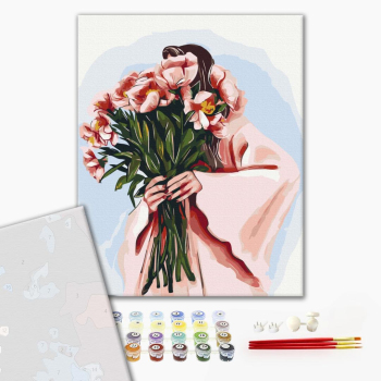 Картина по номерам Преміум картини - Весняний образ ©Alla Berezovska