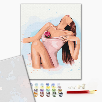 Картина по номерам Преміум картини - Ніжний дотик © Alla Berezovska