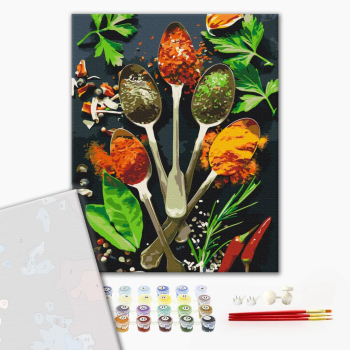 Картина по номерам Преміум картини - Симфонія спецій