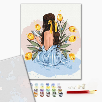 Картина по номерам Преміум картини - Історія тюльпанів © Alla Berezovska