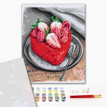 Картина по номерам Преміум картини - Любов на десерт © Anna Kulyk