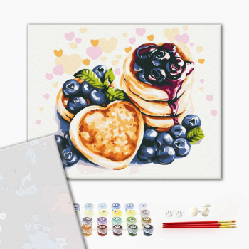 Картина по номерам Преміум картини - Сирники з лохиною © Anna Kulyk