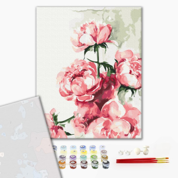 Акварельні півонії  ©Karolina Bundash