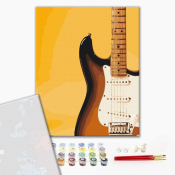 Картина по номерам Преміум картини - Електрогітара