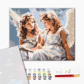 Картина по номерам Преміум картини - Ангелята