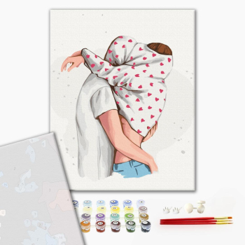 Картина по номерам Преміум картини - Обійми © Alla Berezovska