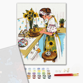 Картина по номерам Преміум картини - Домашній затишок © Alla Berezovska