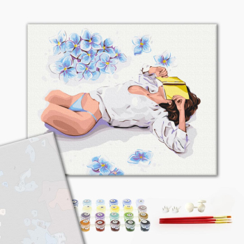 Картина по номерам Преміум картини - Перерва на читання © Alla Berezovska